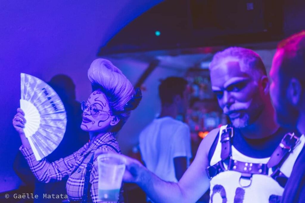 Artistes drag à la soirée Friction de soutien au BAAM (© Gaëlle Matata, 2020)